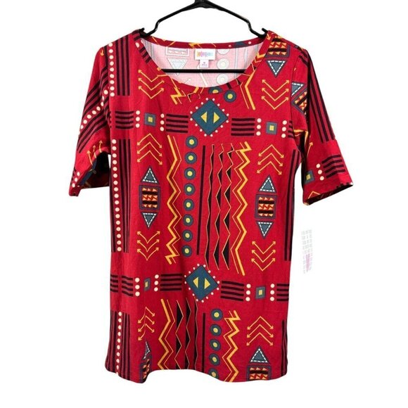 LuLaRoe Tops - LuLaRoe Gigi Women's Red Design Top